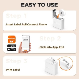 Máy In Nhiệt Không Mực D12 Máy In Nhãn Di Động Bluetooth Không Dây Mini Miếng Dán Máy In Có Máy Cắt DIY Mã Vạch Tên Giá Thẻ Máy Ghi Nhãn Máy Làm Nhãn Mini