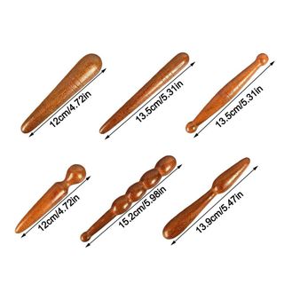 Que massage toàn thân SEYAWSON, Gậy massage huyệt bằng gỗ Mini, Máy mát xa phản xạ chân đầu tròn bền bỉ để giảm mệt mỏi về thể chất