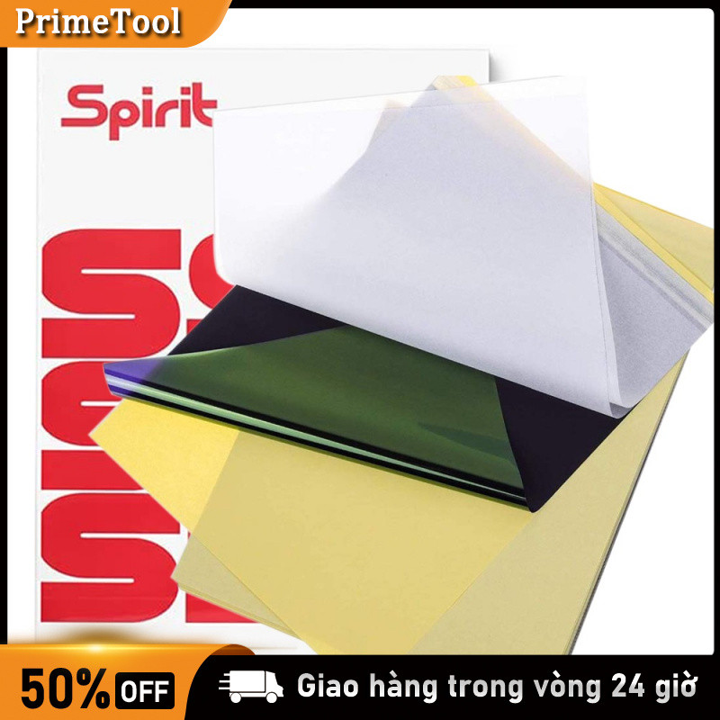 【Ready】Hộp 20/100 tờ Giấy Than Scan hình xăm 4 lớp