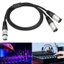 BTM Y Split 3Pin Connector Coppered Studio Live Performances Dây cho máy trộn