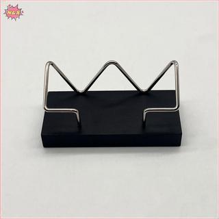 N & X 1 Hộp đựng danh thiếp bằng gỗ cho bàn làm việc bằng gỗ Đế trưng bày danh thiếp Bưu thiếp cho máy tính để bàn văn phòng tại nhà.