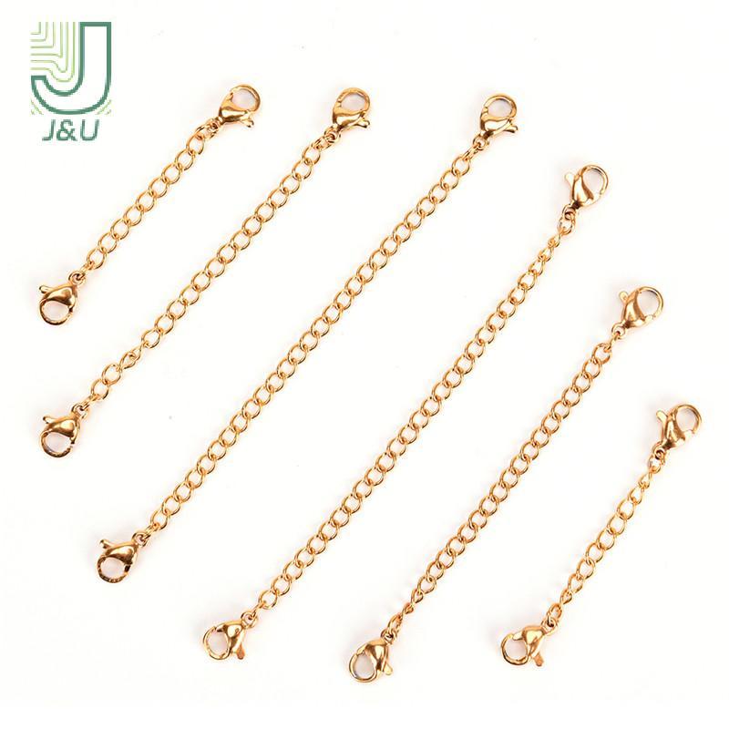J & U Nối Dài Dây Xích Mở Rộng Đuôi Vòng Cổ Vòng Tay Bông Tai Trang Sức Làm Mới