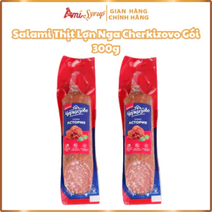 Salami Thịt Lợn Nga Cherkizovo Gói 300g, Thơm Ngon Nhập Khẩu Chính Hãng