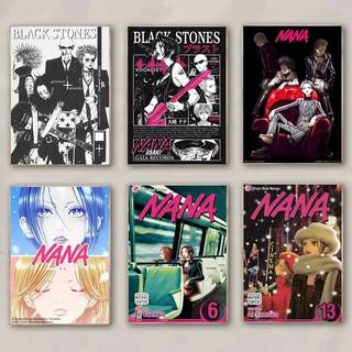 Anime N-NANA Shoujo Manga Poster Không Khung Tranh Canvas Nghệ Thuật Treo Tường Cho Phòng Khách Trang Trí Nhà Hiện Đại