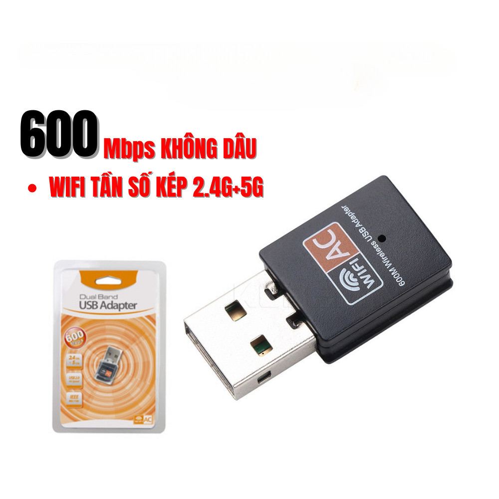 【24H】USB Thu Sóng Wifi Và Bluetooth 150Mbps, Dùng Cho Máy Tính PC Và Laptop Bị Hỏng Wifi Hoặc Bluetooth, Chuyên Cho