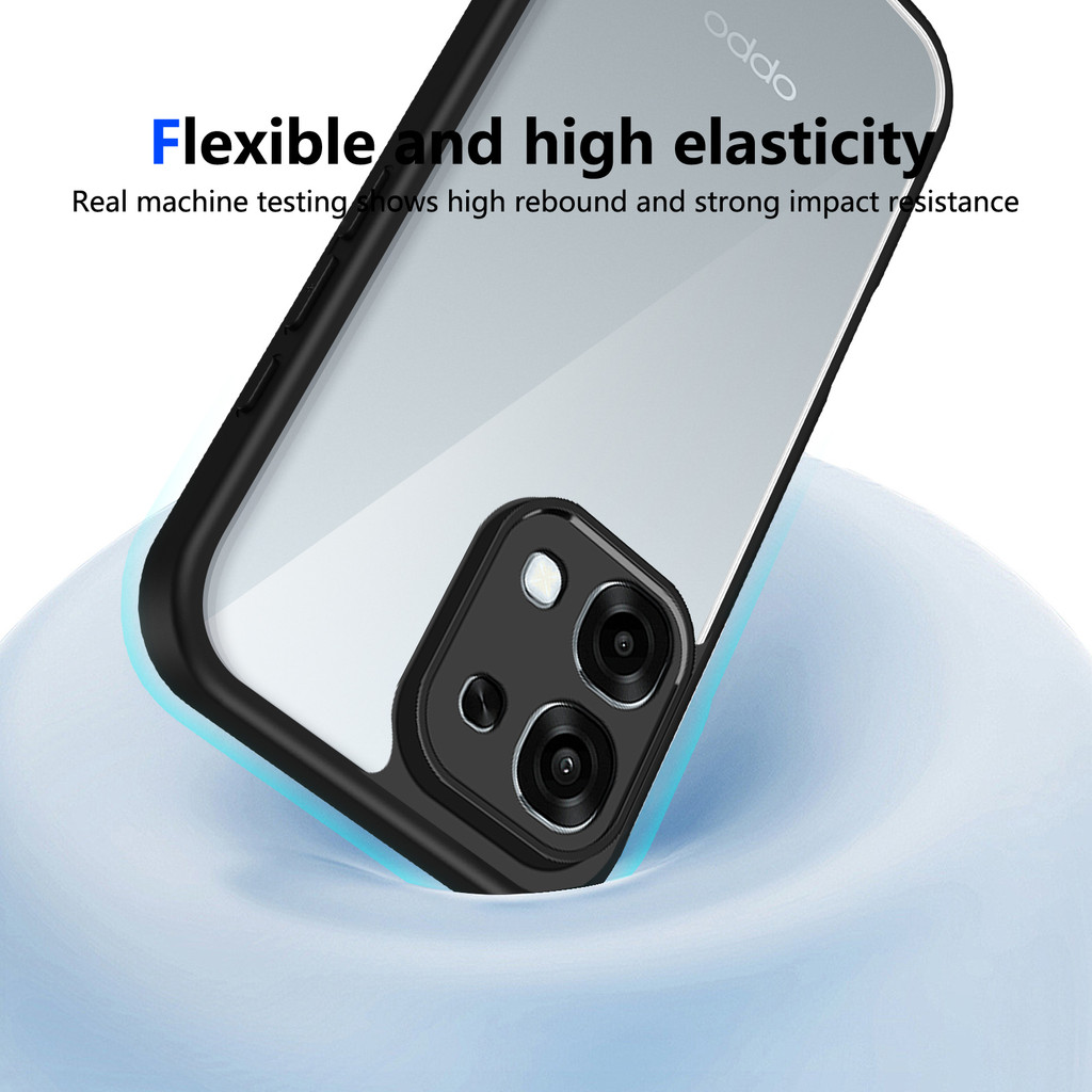 Ốp lưng OPPO A6 Pro 5G Vỏ trong suốt mờ thời trang cho Ốp điện thoại OPPO A6 Pro
