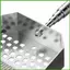 Vỏ Sifter Cho Bãi Biển Thép Không Gỉ Tay Cầm Có Thể Điều Chỉnh Cát Muỗng Đi Biển Dụng Cụ Bắn Cho Bé Trai Bé Gái Trẻ Em wipqsvn