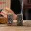 Đầu đốt hương đứng vuông Giá đỡ hương hợp kim nhỏ Hương liệu trong nhà Trang trí nội thất Trung Quốc Đầu đốt hương mận VN