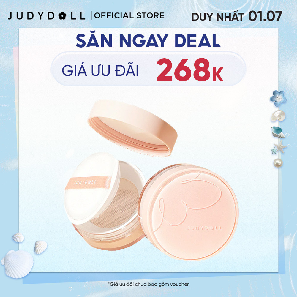 Phấn Phủ JUDYDOLL Soft Light Setting Powder Mịn Mờ Da Kiềm Dầu Mỏng Nhẹ 8g