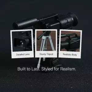 MJnmc Mini Video Camera Chân Máy Mô Hình Tỉ Lệ 1: 12 Búp Bê Nhà Chụp Ảnh Cảnh Bố Trí Đạo Cụ Nhà Búp Bê Trang Trí Trang Trí Giả Vờ Chơi Đồ Chơi Mới