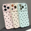 Ốp Điện Thoại Trái Tim Tình Yêu Màu Đen Cho Infinix Hot 60 50 Pro Plus Smart 9 10 Plus GT 30 Pro Vỏ 3D Bên Hình Trái Tim Bóng Màu Kẹo TPU Bảo Vệ Camera Silicon Chống Sốc
