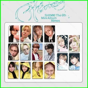 HT3 4 Cái / bộ Thẻ SHINee LOMO 6th Mini Album Atmos Bưu Thiếp Bộ Sưu Tập KPOP Ngôi Sao Ngoại Vi TH3