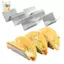 Giá đỡ Taco Pancake Ra Thép không gỉ Tortilla Taco Khay Taco Đĩa Taco Đế trưng bày Thực phẩm Mexico Ra Dụng cụ nhà bếp ELWW