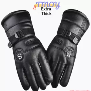 Găng Tay Da Mùa Đông TMOY Chống Thấm Nước Lạnh Thể Thao Ngoài Trời Ấm Áp Xe Máy Cho Nam Găng Tay TMOY