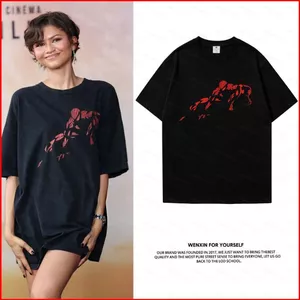 Người Nhện Thương Hiệu Ngày Mới Zendaya Coleman Áo Thun Ngắn Tay cotton Nguyên Chất Cho Mùa Hè