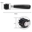 Con Lăn Bánh Xe Gồ Cách Âm - Tay Cầm Gỗ, POM Bền, 3cm/5cm