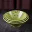 VFZ Chống Phá Vỡ Melamine Mì Bát Hoa Thiện Bát Lớn Súp Nhựa Thực Phẩm Bộ Đồ Ăn Giả Sứ Xanh 7 / 8 / 9 Inch OTE