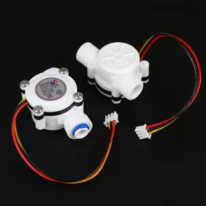 Cảm biến lưu lượng chất lỏng kỹ thuật số hiệu ứng Hall PE YF-S401 S402 màu trắng G3 / 4 G1 / 2 cho máy RO [Vn]