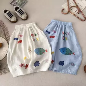 Phong cách mới mùa hè (90-160) Quần thường ngày phong cách phương Tây thoáng khí