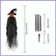 Đồ trang trí phù thủy Halloween Cảm biến kích hoạt âm thanh Đạo cụ đầu bí ngô Đồ trang trí Halloween ngoài trời cho sân mueadsyvn