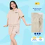 Bộ đồ nữ YODY set áo quần lưng chun năng động, vải cotton thoải mái, thoáng mát WCST26S009