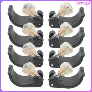 8 Chiếc Nylon Nhẹ Đi Bộ Đường Dài Cực Khóa Kẹp Bên Ngoài Có Đai Ốc Vít Cho Gậy Kevga