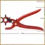 Kìm đục lỗ đai da may Kẹp móc 2 / 2.5 / 3 / 3.5 / 4 / 4.5MM Kích thước đục lỗ để đục lỗ Dụng cụ đục lỗ
