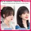 JASMINE Bện Nổ Tổng Hợp Nổ Tóc Nối Dài Giả Viền Tóc Tự Nhiên Kẹp Tóc Trên Tóc Cho Nữ Vô Hình Tự Nhiên JASMINE