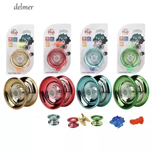 DELMER Kim Loại Yoyo Yo Yo Yo Phụ Kiện Tốc Độ Cao Người Mới Bắt Đầu Đạo Cụ Đặc Biệt Cho Trẻ Em Chuyên Nghiệp Dạ Quang Yoyo