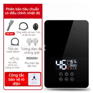 NEW*e1-W2*Máy nước nóng điện gia dụng giữ nhiệt độ ổn định. Máy nước nóng làm nóng nhanh. Nước nóng tức thì.- Water heat