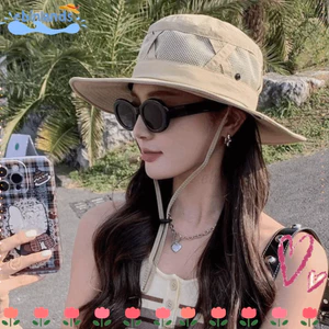 Mũ xô mùa hè EBINLANDS, Mũ câu cá thoáng khí thông thường, Chống nắng thời trang Mũ Panama di động Cắm trại Đi bộ đường dài