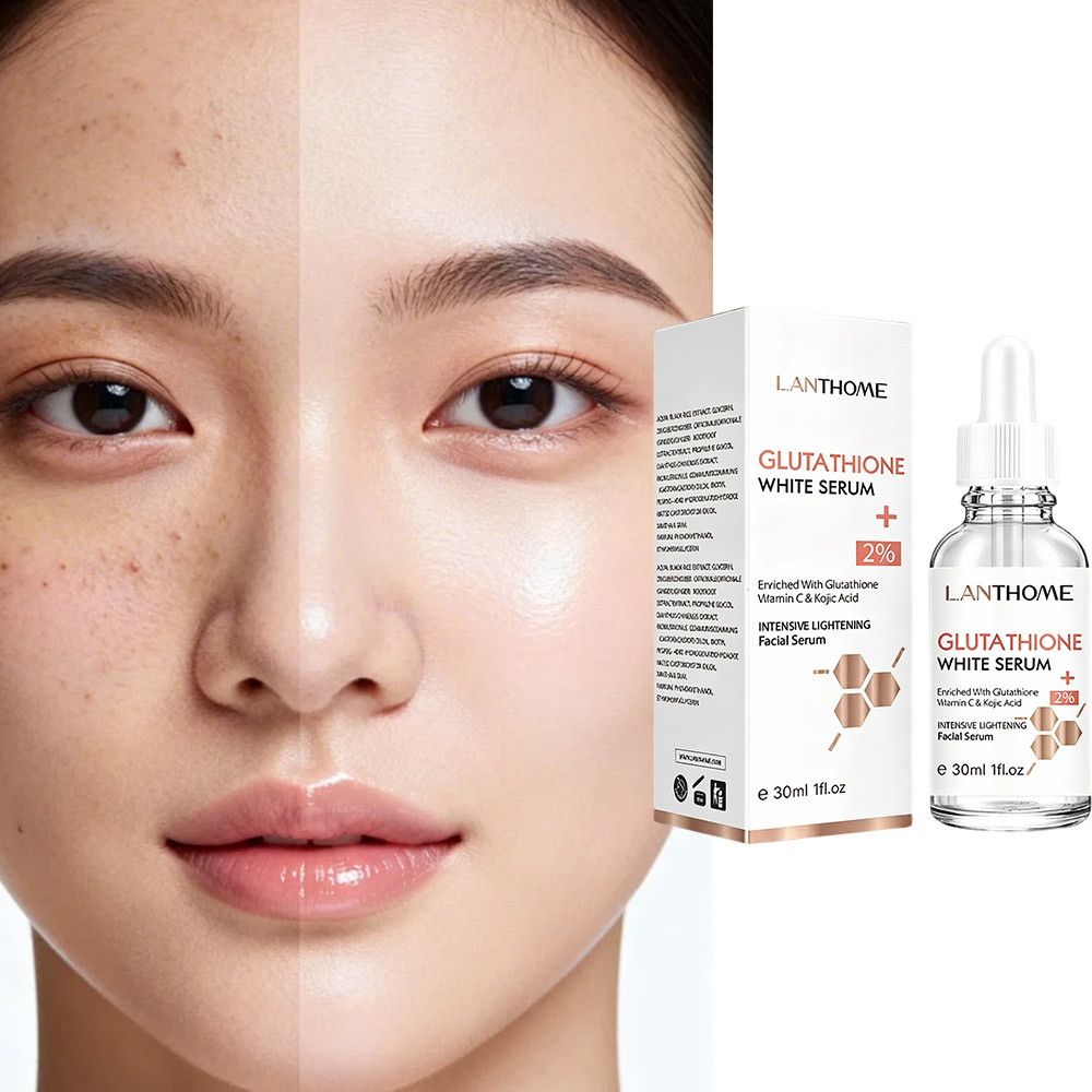 lanthome glutathione white serum — 30ml, Intensive Lightening Serum, Daily Care for Dull Uneven Skin IV NAD Significantly Improves Flavor:Chocolate Chip Cookie Dough amb-products