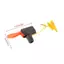 TMOY 1Pc Xe Đạp Bơm Vòi Phun Adapter TPU Cho Máy Bơm Bơm Bơm Hơi Xe Đạp Bóng Ống Adapter Hai Đầu Bơm Phần Phụ Kiện TMOY