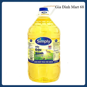 Dầu ăn đậu nành Simply - 1 Can 5L -1 thùng 4 can DATE MỚI.