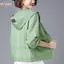 HFSHY Nữ Chống Nắng Jaet Dài Tay Có Mũ Trùm Đầu Phù Hợp Với Áo Mỏng Thoáng Khí VN