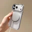 Ốp Lưng Trong Suốt Siêu Mỏng Cho iPhone 17 16 15 14 Pro Max 17 Air 16E 15 Plus 14 Plus Sạc Không Dây Từ Trong Suốt