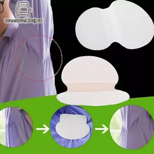 Nhíp Mới 50 Miếng Lót Mồ Hôi Nách Nách Stiers Lá Chắn Bảo Vệ Thấm Hút Dùng Một Lần VN