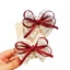 T Tính Khí Handmade Kẹp Tóc Ren Nặng Bé Gái Trẻ Em Mũ Đội Đầu Hàn Quốc Kẹp Tóc Nơ Mũ Đội Đầu