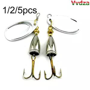 VVDZA 1 / 2 / 5 Mồi Câu Cá Kim Sa Lấp Lánh Kim Loại Mồi Quay