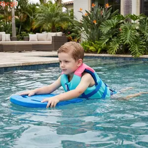 THEGIRL8B Áo phao trẻ em, Áo khoác bơi không rơi chống lăn cho bé, Áo phao an toàn Phim hoạt hình ổn định Áo phao nổi có thể điều chỉnh mùa hè