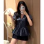 Áo sơ mi kẻ sọc cổ tim đính nơ dáng babydoll thời trang mùa hè xinh xắn SMK9844 - Hieuvy Botique