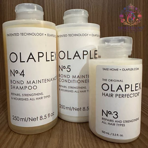 Combo Gội xả hấp hàn gắn liên kết tóc Olaplex 250mlx2/100ml ( dùng tại nhà ) [ MK ]