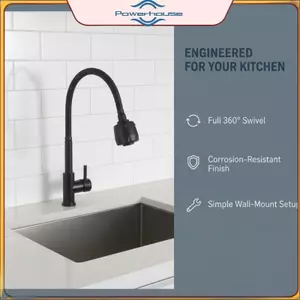Vòi treo tường đa năng POWER với vòi linh hoạt Vòi nước lạnh 2 chế độ cho chậu rửa.