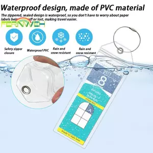 Vali du lịch và công sở trong suốt sáng tạo Thẻ hành lý chống thất lạc [MỚI]