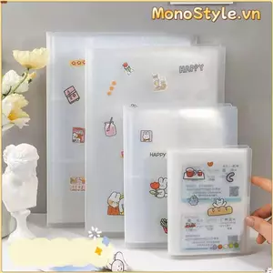 Album Ảnh MONOSTYLE, 80 / 160 Khe Cắm Thu Thập Sách Hình Thẻ, PVC Trong Suốt 3 / 4 / 5 / 6 Inch Photocard Chủ Thần Tượng Ngôi Sao