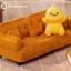 GE 1 Cái Tỉ Lệ 1: 30 Di Động Màu Nâu Floed Mô Hình Sofa Thu Nhỏ Cho Búp Bê Trang Trí Nhà Cửa Mini Phòng Khách Nội Thất Giả Vờ Chơi Đồ Chơi VN