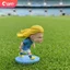 Cầu thủ bóng đá in 3D Phiên bản Q Đồ trang trí Mô hình trường xanh Harland Messi C Rombape
