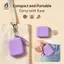 Ví đựng tiền xu bằng silicon hình trái tim 3D dễ thương Dây đeo cổ tay di động chống nước cho tai nghe chìa khóa Trường học nữ sử dụng mới