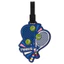 Dòng Thể Thao Thẻ Hành Lý Hành Lý Chống Mất Thẻ Thông Tin Tennis Cầu Lông Bàn Họa Tiết Túi Cao Su Mềm Đồ Trang Trí