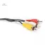 3 RCA Male to 3 RCA Maleposite Audio Video AV Cable Plug 1M mới